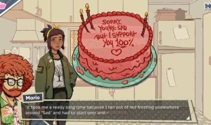 La relation avec la fille du personnage principal, Amanda, est l'une des grandes réussites de Dream Daddy.