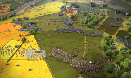 Comme dans les tout premiers Total War, les soldats sont de minuscules sprites 2D. Visuellement ça passe très bien, et le jeu est impeccablement fluide.