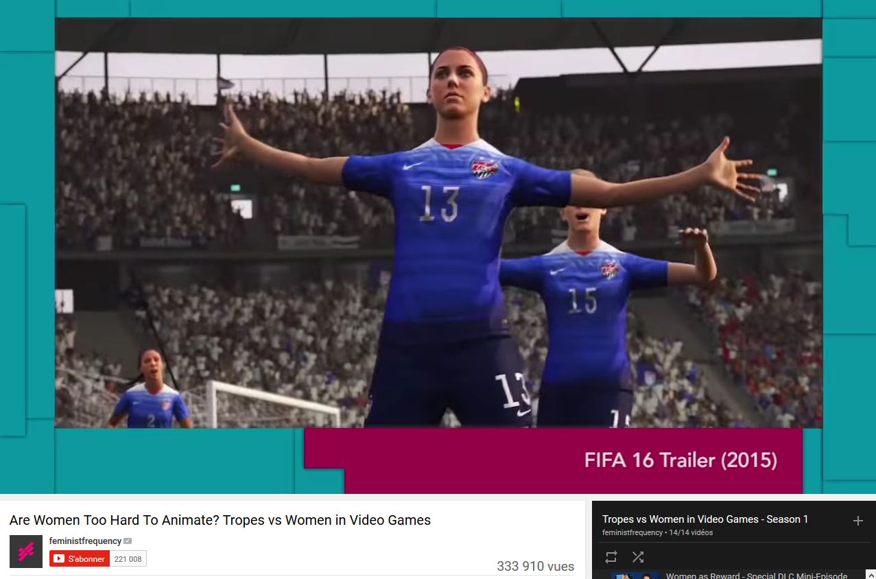 Tropes vs Women in Video Games / YouTube
