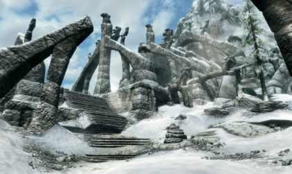 Chic, je me caille les meules au milieu de ruines pourries. J'avais vraiment besoin de ça pour me détendre après une journée de boulot. Merci Skyrim.

 